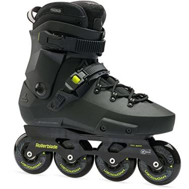 Imagem de Rollerblade Twister XT Patins em linha masculinos para adultos, preto/limão, Urban Performance 8/8.5