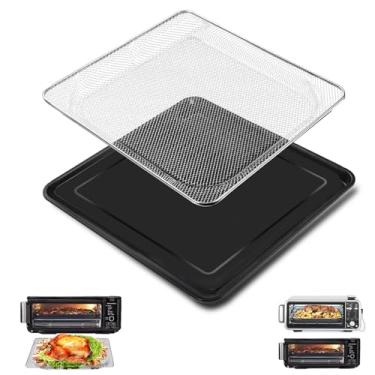 Imagem de GCQFZ Acessórios de fritadeira a ar para Ninja Foodi SP101 forno digital de bancada de fritadeira a ar, placa de grelha para fritadeira de ar bandeja de peças de reposição para Ninja Foodi SP100