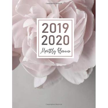Imagem de 2019 2020 monthly planner: two year planner big size 8.5" x 11" : Monthly Planner (January 2019 – December 2020), Calendars, motivation/inspired/Goal Agenda Planners, to do list, Contacts
