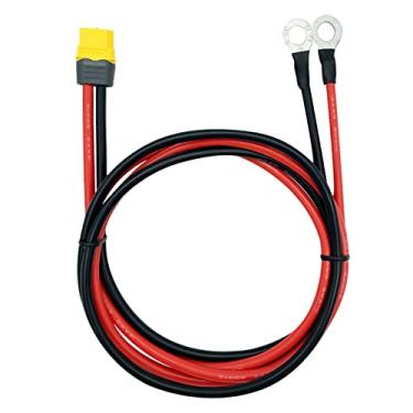 Imagem de Nuofany xt60 para cabo terminal de anel de vedação, xt60h fêmea para anel de vedação terminal de ilhó cabo conector 12awg rc esc alimentação lateral do carregador para bateria rc lipo drone
