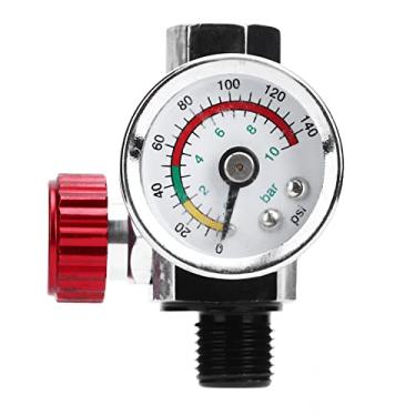 Imagem de Regulador de Pressão de Ar G1/4 140psi Com Alto Fluxo e Medidor, Válvula Ajustável para Pintura Em Spray, Jateamento de Areia, Acessório de Aerógrafo