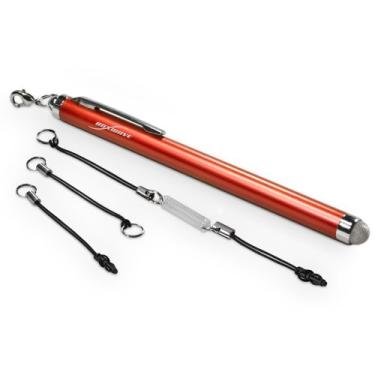 Imagem de (Bold Orange) - BoxWave EverTouch Capacitive Asus Stylus - Touchscreen Stylus with Ultra Durable FiberMesh Fabric Tip for Asus Transformer Pad Infinity 700, Microsoft Surface Pro, Google Nexus 7, Nexus 10, Galaxy Note 8, Note 10.1, Galaxy Tab 2, All Touchscreen Tablets