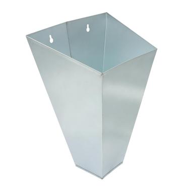 Imagem de Baudelun 1 peça de cone de retenção de aço galvanizado médio para aves grandes, assadeiras, frangos e perus de até 4 kg, fácil de limpar, prata