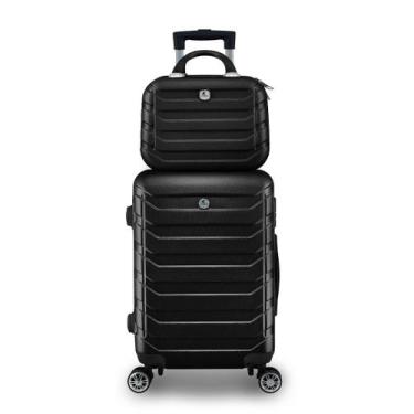 Imagem de Mala de Bordo com Frasqueira 10kg ABS Rígido Rodinhas 360 - Allabard, 