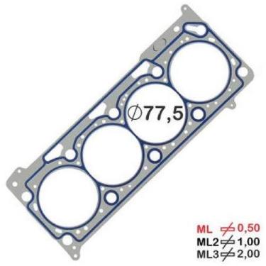 Imagem de Junta do cabeçote Volkswagen Golf 2001 a 2014 BASTOS