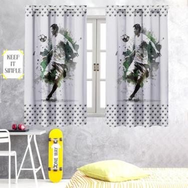 Imagem de Cortina Infantil Blackout Estampada 2,00x1,40 Decoração, Quarto, Menin