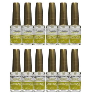 Imagem de Kit 12 Base Pró Fortalecimento Casco Cavalo 8Ml - Trop Care