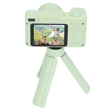Imagem de Câmera Digital, Câmera de Vlogging Com Foco Automático de Tela IPS de 2,4 Polegadas Com Foco Automático Com Zoom de 8X, Câmera Digital de Apontar e Disparar Com Lente Dupla (Verde)