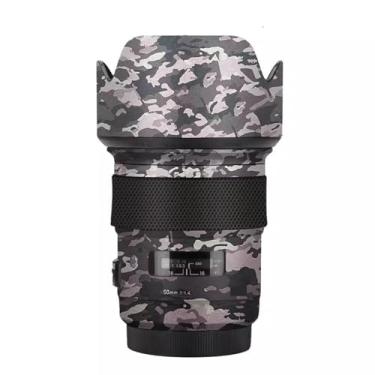 Imagem de Lente Skin Camera Vinly Wrap Flim para Sigma 50 mm F1.4 DG HSM Art Apto para Canon Mount Camera Adesivo Decorativo de Corpo Inteiro Decalque 1:1.4 50 1.4 (Camuflagem de Campo)