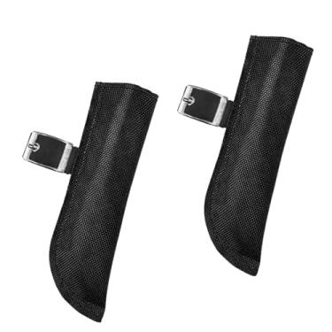 Imagem de Conjunto de 2 peças de suporte de bandeira de cavalo de nylon de alta resistência – Suporte de bota de 17 x 5 cm para selas de cavalo | Acessórios de suporte de bandeira duráveis para treinamento de
