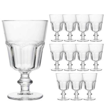 Imagem de Jogo 12 Taça de Vidro para Água Sucos Belle Epoque Transparente 225ml 