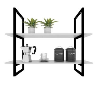 Imagem de Prateleira Suspensa Industrial Teto Cozinha nichos para cozinha nicho 