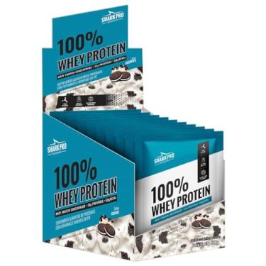 Imagem de 100% WHEY PROTEIN - WPC - WHEY PROTEIN POTE 40G SACHE SABOR COOKIES DISPLAY