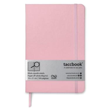 Imagem de Caderno Quadriculado taccbook Rosa (pastel) 14x21 Ríg.