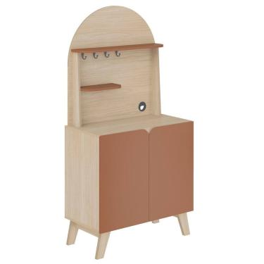 Imagem de Aparador Cantinho Cafe 2 Portas 80 cm 4630 Naturale Terracota ARLY