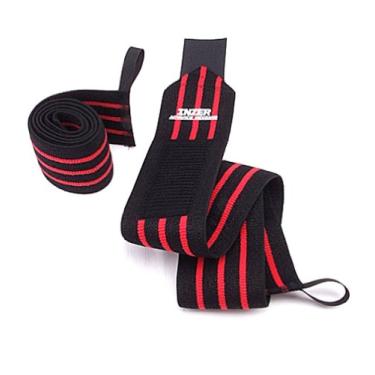 Imagem de (50cm - Medium) - Inzer Iron Z Wrist Wraps - Powerlifting Weightlifting Crossfit Strength Training
