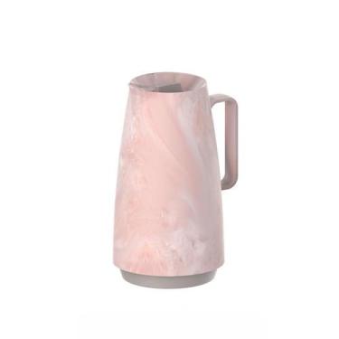 Imagem de Bule Térmico Tramontina Exata em Plástico Marmorizado Rosa 500 ml