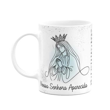 Imagem de Caneca Religiosa Orações - Nossa Senhora Aparecida - 325ml
