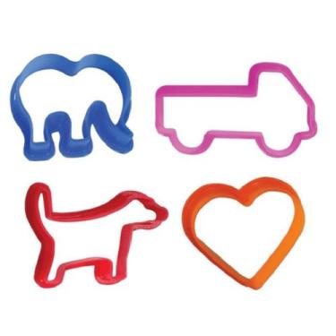 Imagem de Molde para massinha de modelar 10 peças - MINI TOYS