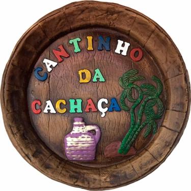 Imagem de Tampa De Barril Artesanal Grande Cantinho Da Cachaça