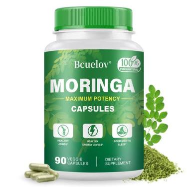 Imagem de Cápsulas de Moringa Bcuelov 800 mg de Moringa Pura em Pó (90 cápsulas)