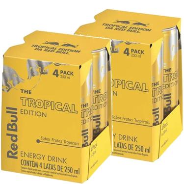 Imagem de Energético Red Bull Tropical Edition 250Ml (8 Unidades)