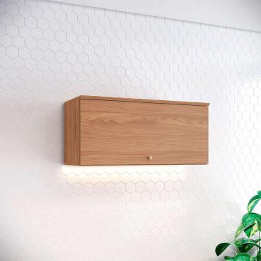 Imagem de Armário Aéreo Requinte 1 pt Nature 80 cm