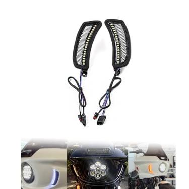 Imagem de NEOCHIAEVO Plug & Play Farol ST Luzes de ventilação de carenagem, lâmpada de seta frontal compatível com Harley Softail Low Rider ST FXLRST Low Rider El Diablo FXRST 2022-2025