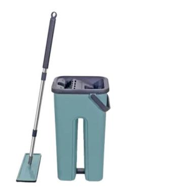 Imagem de Rodo Mop Giratório Esfregão Balde Mopi Mob Limpeza Vassoura - 123util