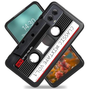 Imagem de SichKards Capa para celular Moto G Stylus 5G 2024, ultrafina, resistente a arranhões e impressões digitais, design elegante para proteção máxima para Moto G Stylus 5G 2024, fita cassete dragão roxo