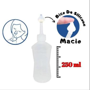 Imagem de Dispositivo Para Lavagem Nasal Com Bico de Silicone Macio - Sea Salt, 