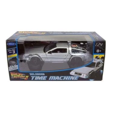 Imagem de Miniatura Delorean Time Machine Back To The Future 2 Fly Mode Welly 1/24