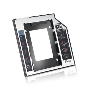 Imagem de Adaptador Caddy Case para Notebook 9.5mm Instalação Fácil para Segundo