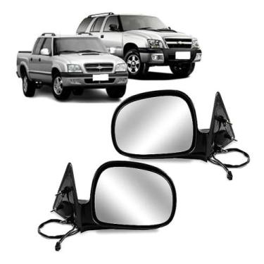 Imagem de Par Retrovisor S10 1995 A 1999 2000 2001 02 A 2011 Elétrico - TY RETRO