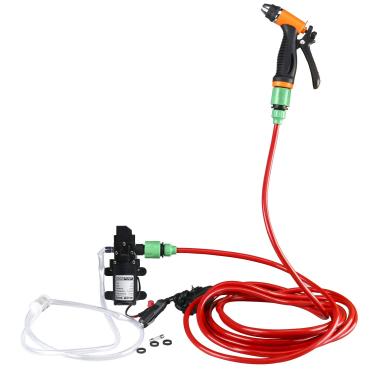 Imagem de Amarine Made Kit De Bomba De Lavagem Elétrica, Bomba De Água Portátil De Alta Pressão De 12 V Com Mangueira De Pressão De Pvc De 23,6" E Interruptor De Alimentação Independente, Dispositivo De Lavag