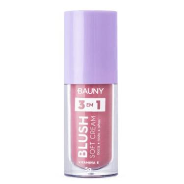 Imagem de Blush Líquido Soft Cream 3 em 1 5g  Bauny - Bauny Cosméticos