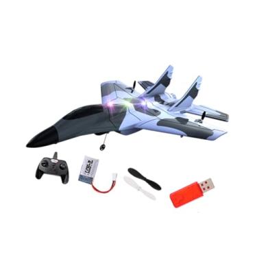 Imagem de menolana RC Glider Plane Flying Model Airplane Kit Sturdy Fácil de brincar com presentes de aniversário leve para crianças Profissionais multifuncionais, Blue Multi