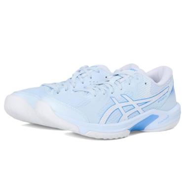 Imagem de ASICS Tênis feminino de vôlei Beyond FlyteFoam, Azul claro/branco, 41