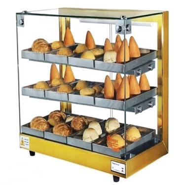 Imagem de TB12 - Estufa Beta para salgados 12 bandejas Torre Dourada - 220V - Om