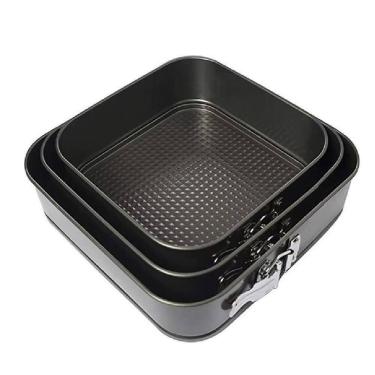 Imagem de Kit 3 Formas Para Bolo E Torta: Fundo Removível Antiaderente E Perfeito Para Confeitaria