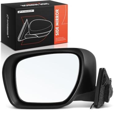 Imagem de A-Premium Espelho retrovisor elétrico do lado do motorista - compatível com Mazda 5 2006 2007 2008 2009 2010 - Espelho retrovisor externo externo preto não aquecido dobrável