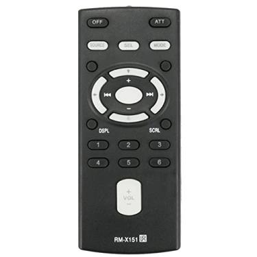 Imagem de Controle remoto de substituição RM-X151 compatível com Sony FM/AM Compact Disc Player CXS-GT3516F CDX-GT300MP CDX-H910UI CDX-GT710HD CDX-GT65UIW CXS-GT5516F DSX-MS60 CXS-50FSQU CDX-GT450U CDX-GT600UI