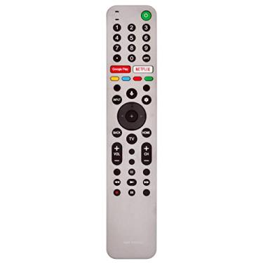 Imagem de Allimity RMF-TX600U RMFTX600U Controle remoto de voz de substituição compatível com TV LCD LED Sony Bravia