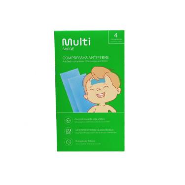 Imagem de Compressa Anti Febre Multilaser 4 Unidades