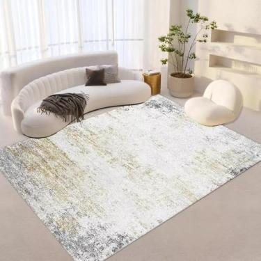 Imagem de Tapetes leves de estilo japonês para sala de estar, flanela espessa, decoração de quarto, capacho de entrada lavável, tapete de mesa de centro (80x160 cm/flanela D)