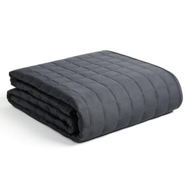 Imagem de Cobertor ponderado YnM para pessoas, Dark Grey Inner Weighted Layer, 60''x80'' 17lbs