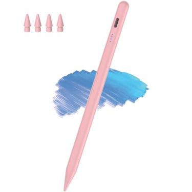 Imagem de Caneta Stylus para iPad 2018-2025, carga rápida de 35 minutos para Pad Pencil com inclinação e rejeição da palma, canetas digitais compatíveis com Apple iPad 6th-10th/A16, Pro 33.0 cm/12.9/27.9 cm M4