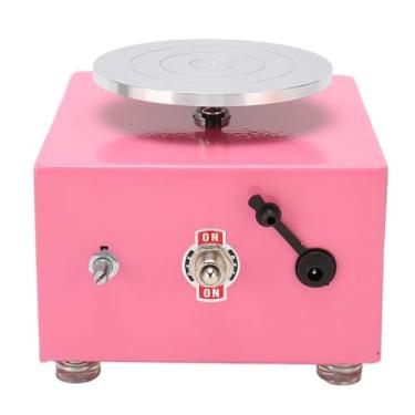 Imagem de Roda de Cerâmica, Liga de Liga Cerâmica, Bacia Destacável 100−240V Velocidade Ajustável para Moldagem Trabalho Artesanal Arte (Plug dos EUA (100-240V AC))