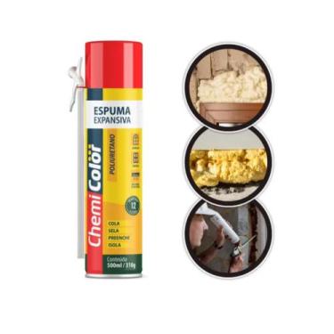 Imagem de Espuma Expansiva PU Chemicolor 500ml/310gr