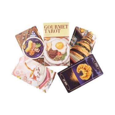 Imagem de Jogo De Tabuleiro De Baralho De Tarô Gourmet De 78 Cartas Para Festas 